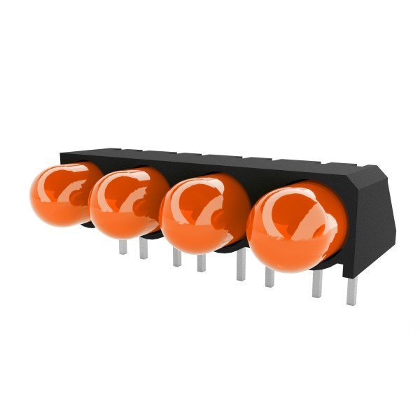 Dialight Single Color Led Array  Orange  T-1 3/4  5Mm 550-2507-004F